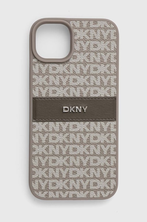 Θήκη κινητού Dkny iPhone 15 Plus / 14 Plus 6.7 χρώμα: γκρι, DKHCP15MPRTHSLE