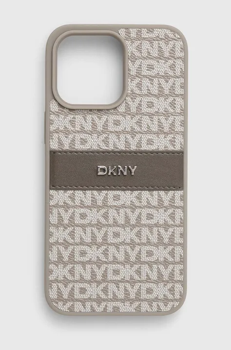 Obal na telefon Dkny iPhone 15 Pro Max 6.7 šedá barva, DKHCP15XPRTHSLE