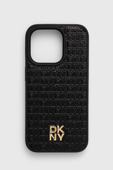 Etui za telefon Dkny iPhone 15 Pro 6.1 boja: crna, DKHMP15LPSHRPSK