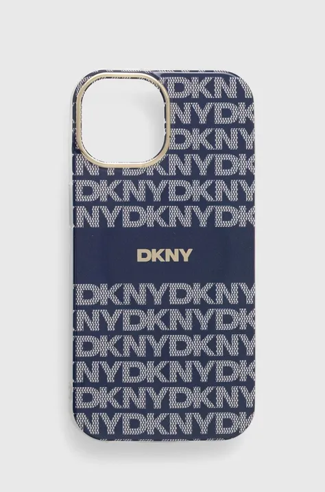 Чехол на телефон Dkny iPhone 15 / 14 / 13 6.1 цвет синий DKHMP15SHRHSEB
