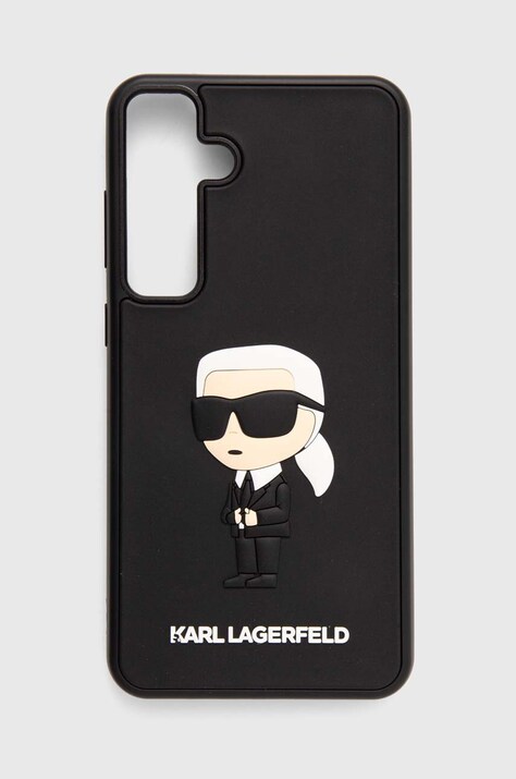 Чохол на телефон Karl Lagerfeld S24+ S926 колір чорний KLHCS24M3DRKINK