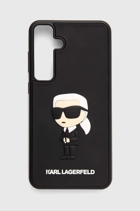 Чохол на телефон Karl Lagerfeld S24+ S926 колір чорний KLHCS24M3DRKINK