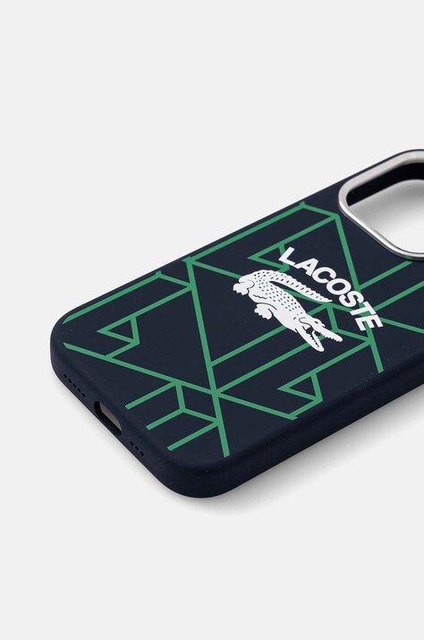 Чохол на телефон Lacoste iPhone 15 Pro 6.1 — AA00-AKU5A6, темно-синій — фото 2
