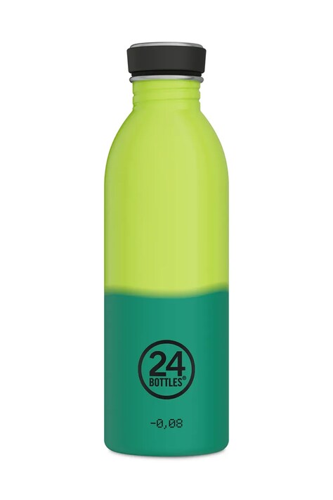 Пляшка 24bottles Urban Bottle 500ml REactive Yellow/Green колір жовтий Urban.050.Reactive.Yell