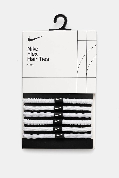 Vlasové gumičky Nike 6-pack bílá barva, N.100.9194.189.OS