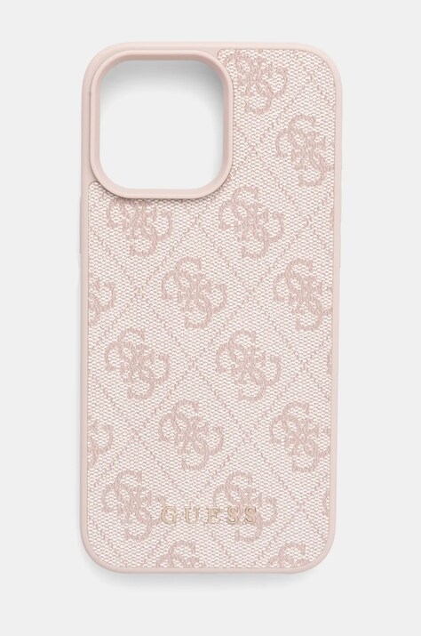 Чехол на телефон Guess iPhone 16 Pro Max 6.9 цвет розовый GUHCP16XG4GFPI