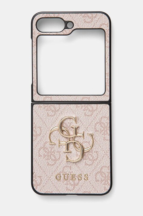 Guess etui pentru telefon Z Flip6 F741 culoarea roz, GUHCZF64GMGPI