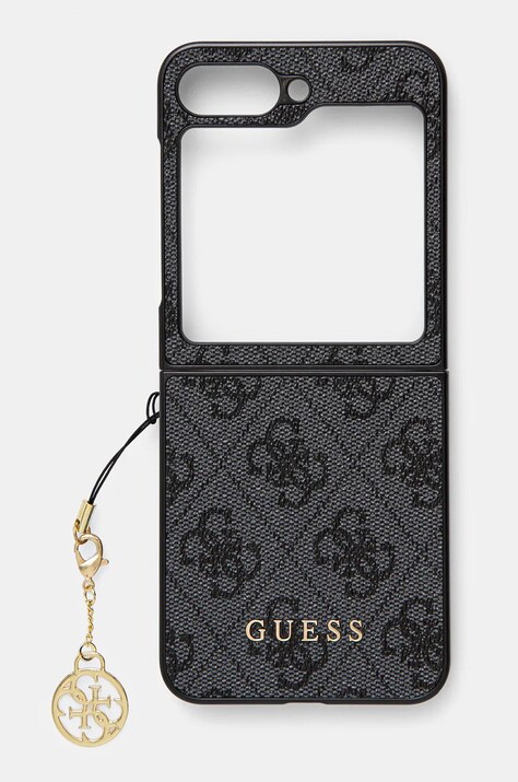 Чохол на телефон Guess Z Flip6 F741 колір чорний GUHCZF6GF4GGR