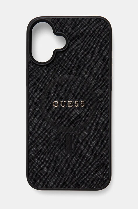 Кейс за телефон Guess iPhone 16 Plus 6.7 в черно GUHMP16MPSAHMCK