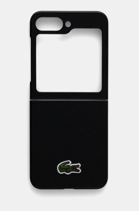 Lacoste etui pentru telefon Z Flip6 F741 culoarea negru, LCHCZF6PVCK