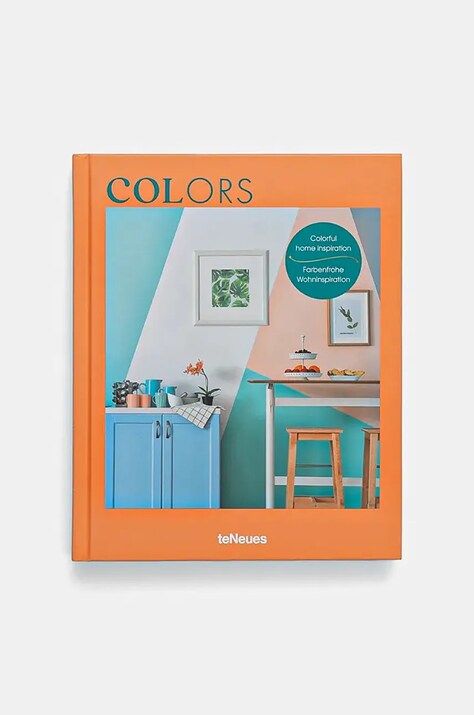 Knížka home & lifestyle Colors by Claire Bingham, English oranžová barva