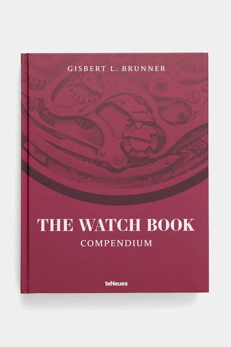 Kniha home & lifestyle The Watch Book. Compendium by Gisbert Brunner, English bordová farba