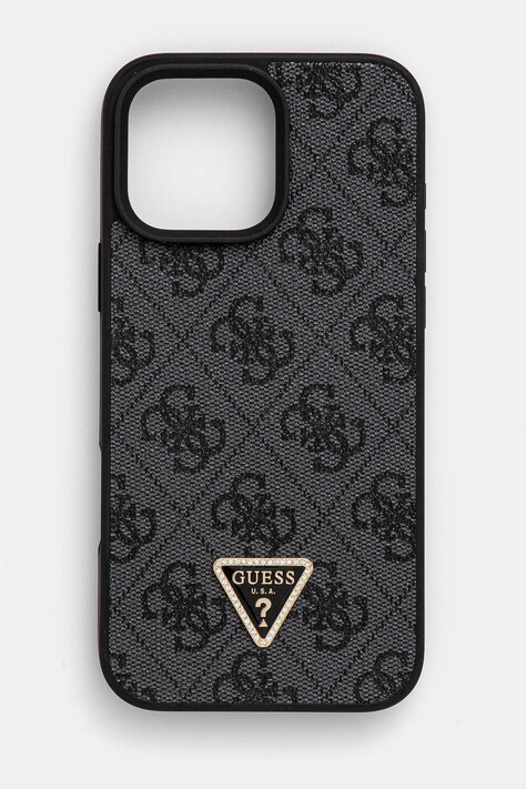 Guess etui pentru telefon iPhone 16 Pro Max 6.9 culoarea negru, GUHCP16XP4TDPK