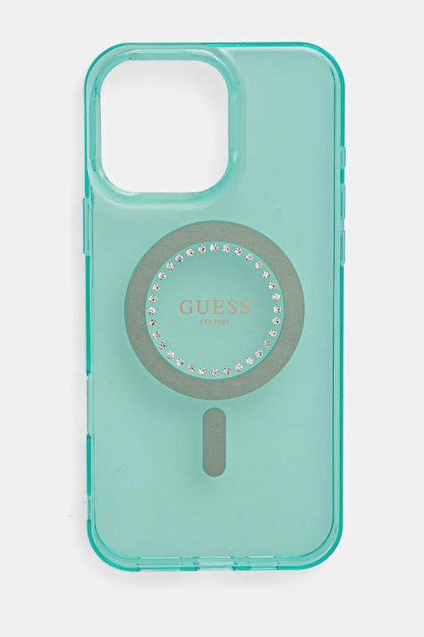 Guess telefon tok iPhone 16 Pro Max 6.9 türkiz, GUHMP16XPFTDTEN