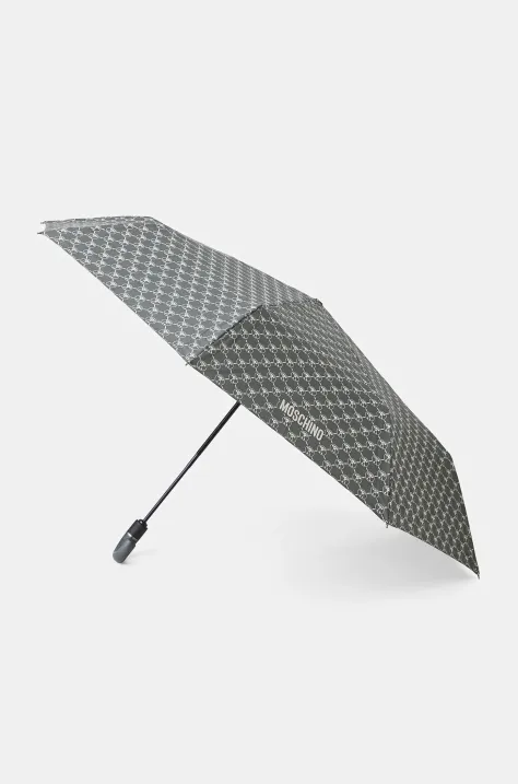 Moschino parasol kolor szary 8271