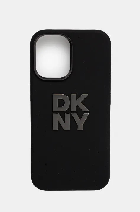 Dkny custodia per telefono iPhone 16 6.1 colore nero DKHCP16SSMCBSK