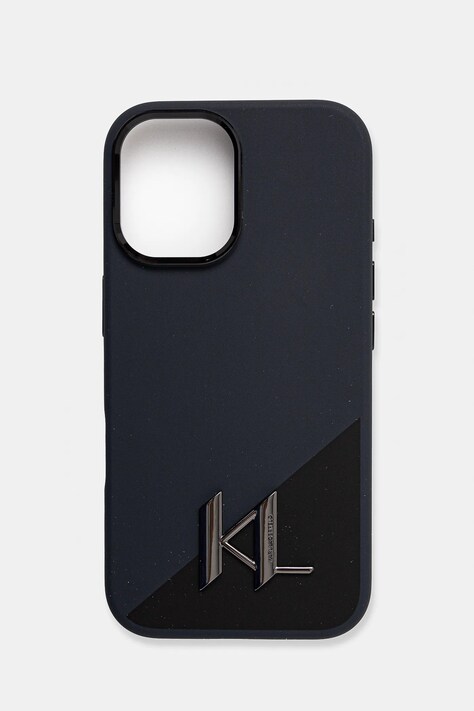 Чехол на телефон Karl Lagerfeld iPhone 16 6.1 цвет чёрный KLHMP16SSCMKMPCK