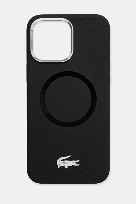 Lacoste Husa pentru telefon iPhone 16 Pro Max 6.9 culoarea negru, LCHMP16XSMAK