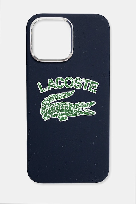 Lacoste Husa pentru telefon iPhone 16 Pro Max 6.9 culoarea albastru marin, LCHMP16XUCRV