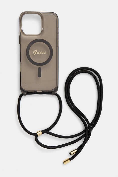 Guess husa pentru telefon iPhone 16 Pro Max 6.9 culoarea transparent, GUHMP16XHCTSGNSK