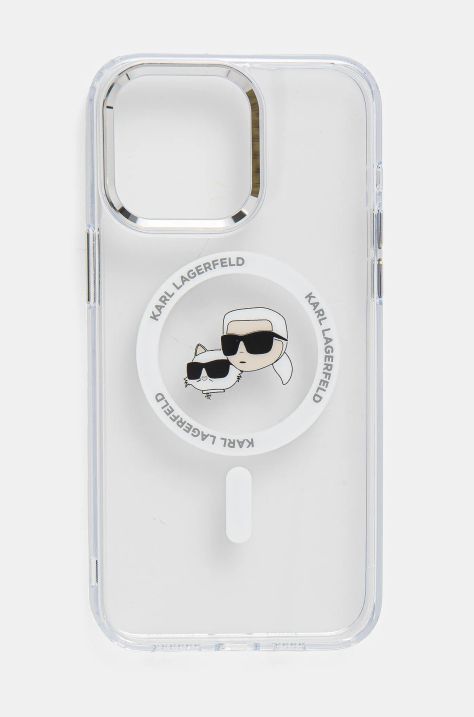 Karl Lagerfeld etui na telefon iPhone 15 Pro Max 6.7 kolor transparentny KLHMP15XHLSKCH