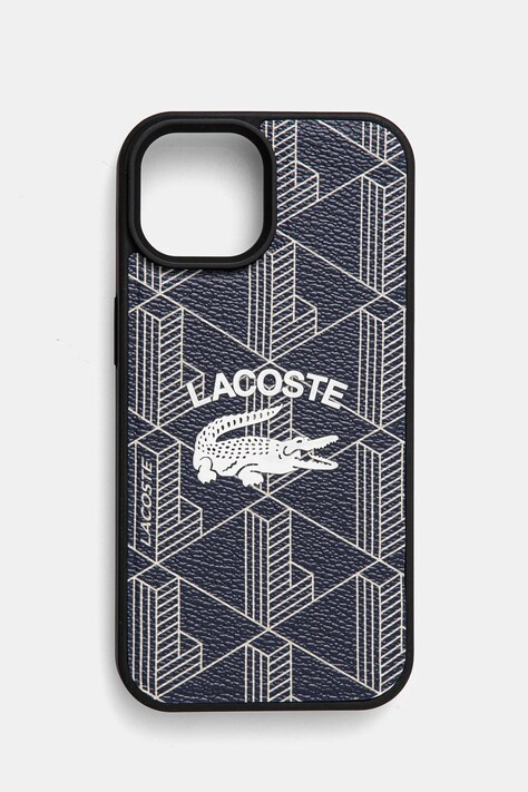 Obal na telefon Lacoste iPhone 15 / 14 / 13 6.1 tmavomodrá barva, LCHMP15SPIGV
