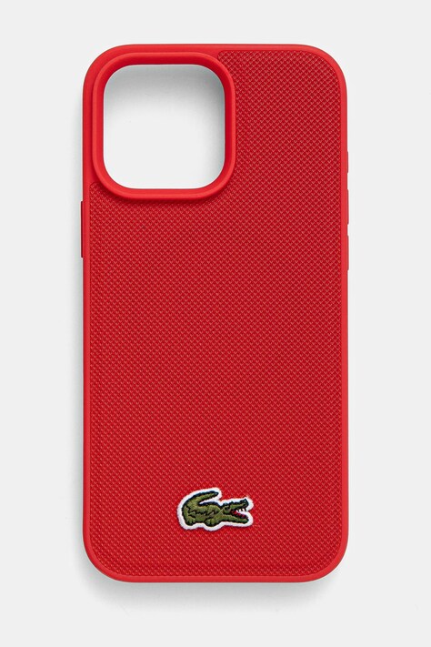 Obal na telefon Lacoste iPhone 16 Pro Max 6.9 červená barva, LCHMP16XPVCR