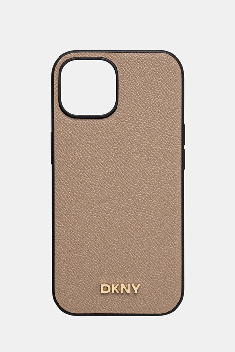 Чохол на телефон Dkny iPhone 15 6.1 колір бежевий DKHMP15SPGHLME