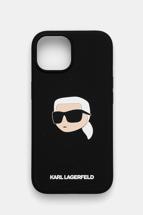 Karl Lagerfeld etui na telefon iPhone 15 6.1 kolor czarny KLHMP15SSKHPPLK