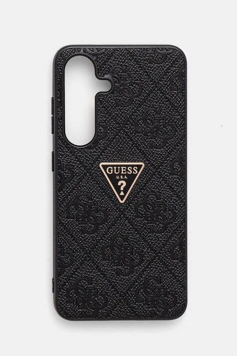 Кейс за телефон Guess Samsung Galaxy S25 в черно GUHCS25SPGP4STRK