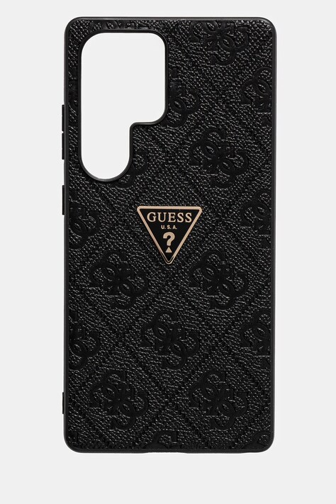 Etui za telefon Guess Samsung Galaxy S25 Ultra črna barva, GUHCS25LPGP4STRK