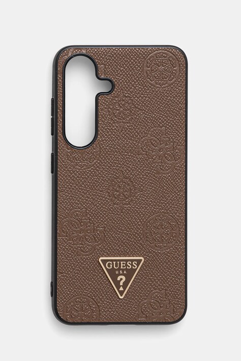 Чохол на телефон Guess Samsung Galaxy S25 колір коричневий GUHMS25SPGBTMW