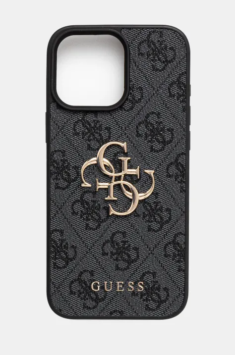 Guess telefon tok iPhone 16 Pro Max 6.9 fekete, GUHCP16X4GMGGR