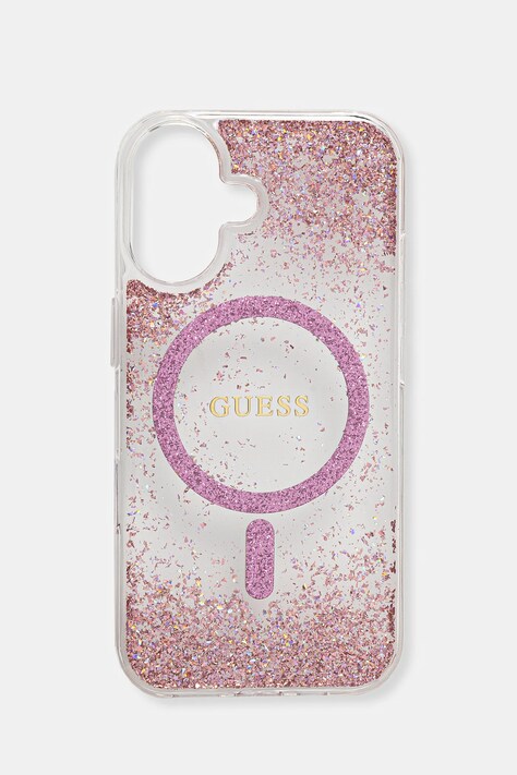 Чохол на телефон Guess iPhone 16 колір рожевий GUHMP16SRGRGEP