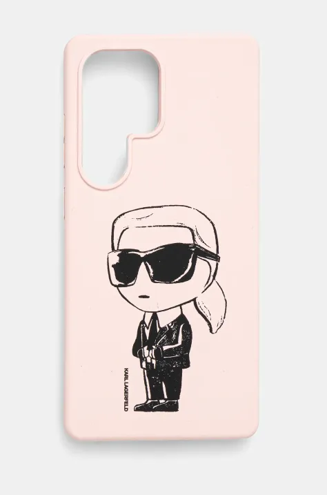 Karl Lagerfeld custodia per telefono Samsung Galaxy S25 Ultra colore rosa KLHMS25LPNYKGRTP