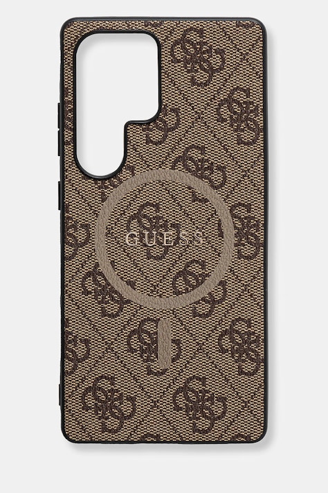 Guess etui na telefon Samsung Galaxy S25 Ultra kolor brązowy GUHMS25LG4GFRW