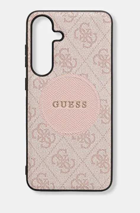 Etui za telefon Guess Samsung Galaxy S25+ boja: ružičasta, GUHMS25MP4PGRSGP