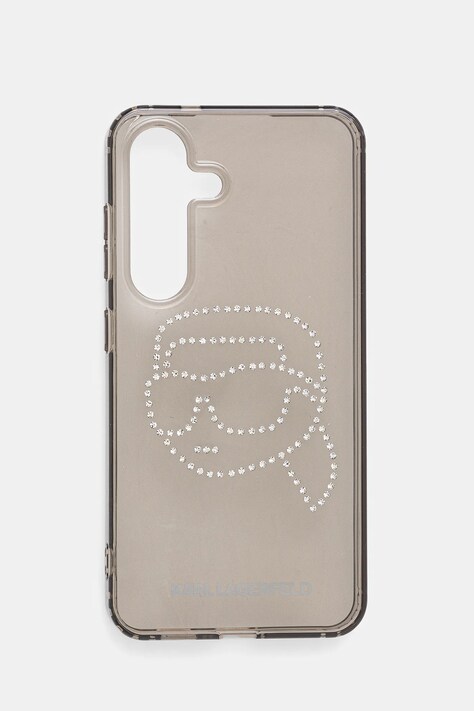 Obal na telefon Karl Lagerfeld Samsung Galaxy S25 černá barva, KLHCS25SHKHDCELK