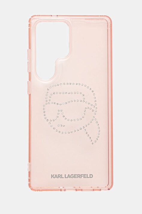 Obal na telefon Karl Lagerfeld Samsung Galaxy S25 Ultra růžová barva, KLHCS25LHKHDCELP