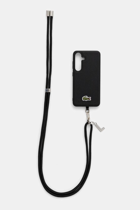 Obal na telefon Lacoste Samsung Galaxy S25 černá barva, LCHMBCS25SPVCK