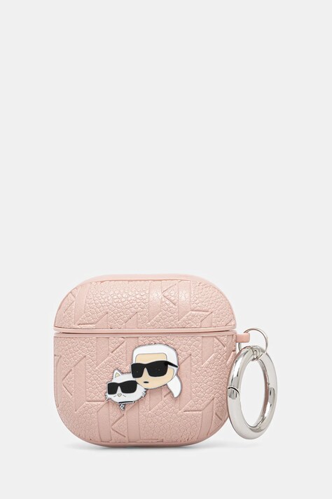 Θήκη Karl Lagerfeld για AirPods 4 χρώμα: ροζ KLA4PGKCPP
