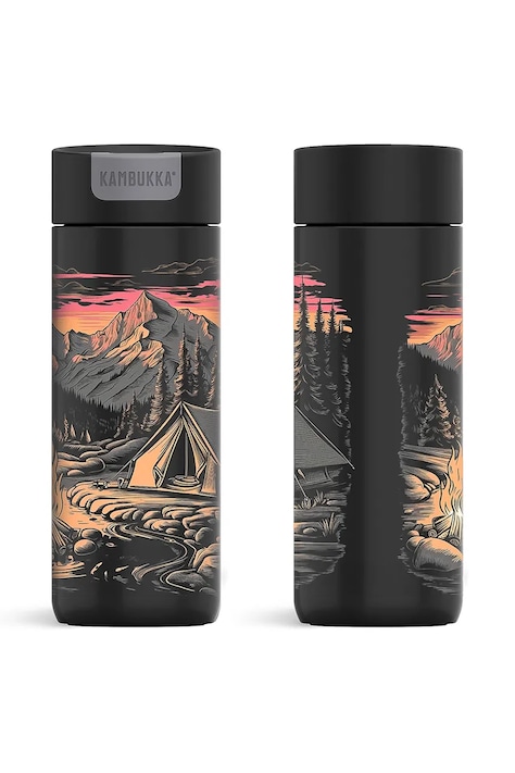 Ισοθερμική κούπα Kambukka Olympus 500ml Adventure χρώμα: μαύρο, 11-OLYADVENTURE