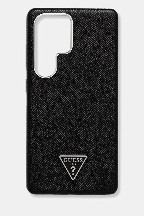 Guess carcasă de telefon Samsung Galaxy S25 Ultra culoarea negru, GUHMS25LPGTSPSK