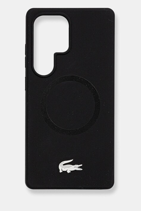 Obal na telefon Lacoste Samsung Galaxy S25 Ultra černá barva, LCHMS25LSMAK