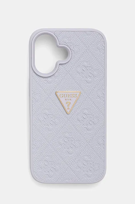Guess etui na telefon iPhone 16 kolor fioletowy GUHCP16SPGP4STRU