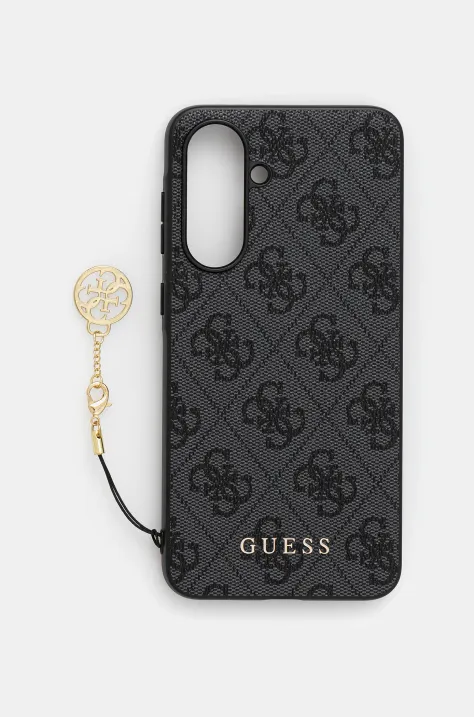 Puzdro na mobil Guess Samsung Galaxy A56 čierna farba, GUHCSA56GF4GGR