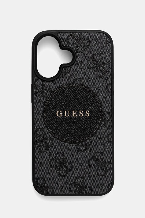 Guess carcasă de telefon iPhone 17 culoarea negru, GUHMP16SP4PGRSGK