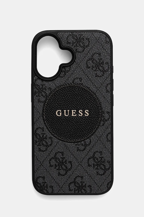 Guess iPhone 16 χρώμα: μαύρο, GUHMP16SP4PGRSGK