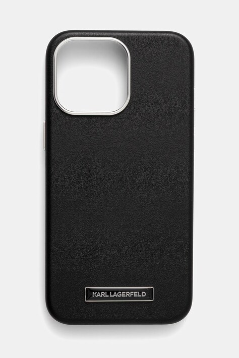 Чохол на телефон Karl Lagerfeld iPhone 15 Pro Max колір чорний KLHMP15XPGMSRPK