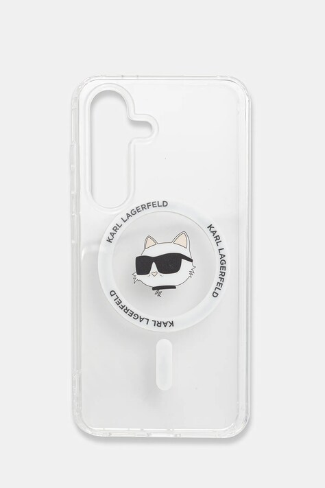 Karl Lagerfeld etui na telefon Samsung Galaxy S25 kolor transparentny KLHMS25SHLSCHH
